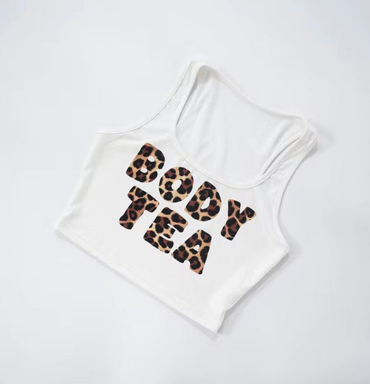 Body Tea Cropped Tank