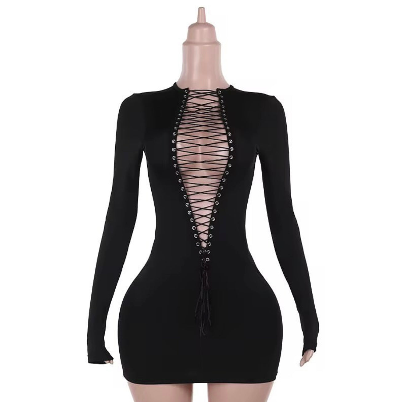 Hot Topic Lace Up Dress