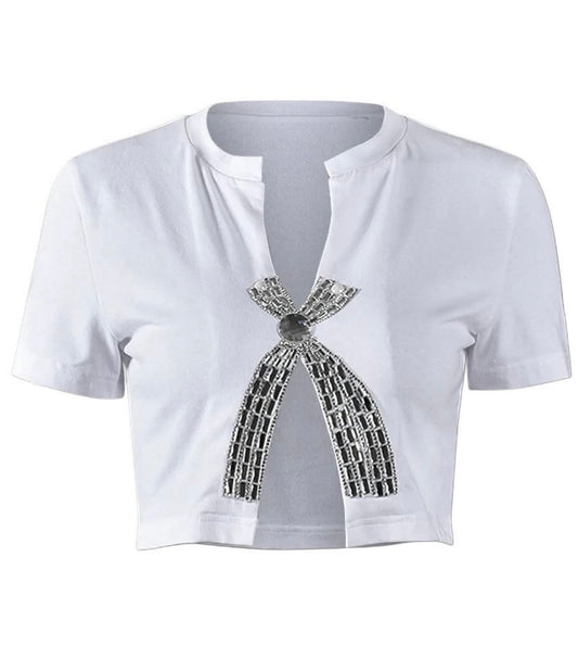 Split Diamond Tee