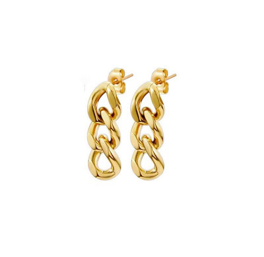 Final Touch Cuban Chain Earring