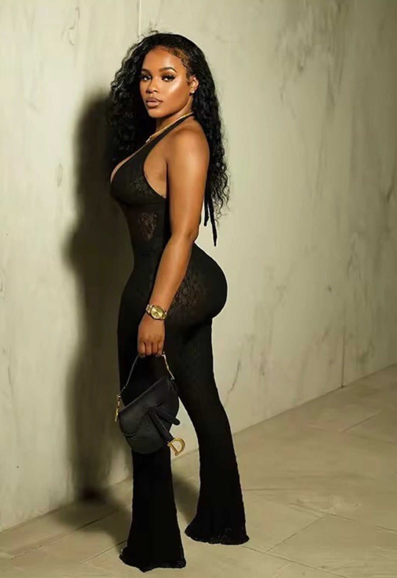 Look Out For Me Lace Jumpsuit